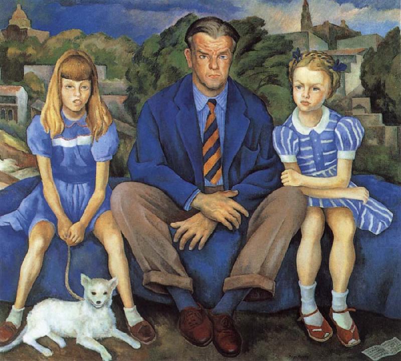 Diego Rivera Portrait of A Family china oil painting image